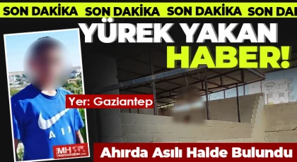 Gaziantep'te 16 Yaşındaki Çocuk Canına Kıydı
