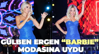 Gülben Ergen “Barbıe” Modasına Uydu