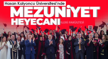 Hasan Kalyoncu Üniversitesi 1.578 Öğrencisini Mezun Etmenin Gururunu Yaşadı