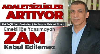 Mehmet Akmaz: Emekliliğe yansımayan zam kabul edilemez