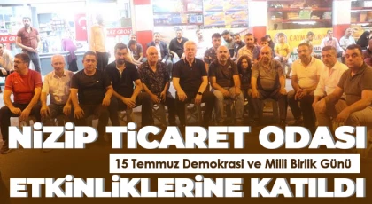 NTO 15 Temmuz Demokrasi ve Milli Birlik Günü Etkinliklerine Katıldı