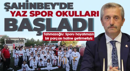 Şahinbey'de yaz spor okulları başladı