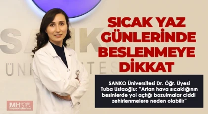 Sıcak yaz günlerinde beslenmeye dikkat