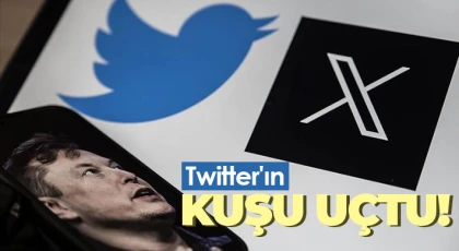 Twitter logosunu değiştirdi
