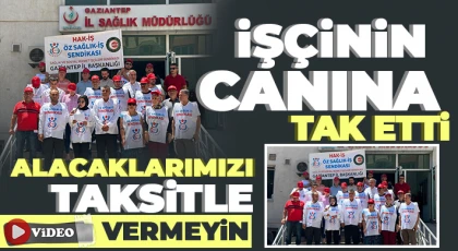 Vatan için peşin çalıştık