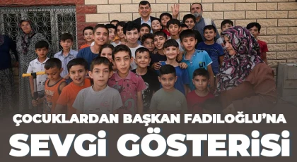 Başkan Fadıloğlu, Çocuklarla Yakından İlgilendi