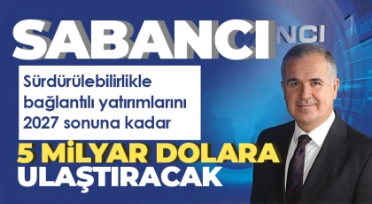 Cenk Alper: Sürdürülebilirlik ekonomisini fırsat olarak görüyoruz