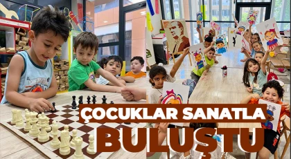 Çocuklar sanatla buluştu