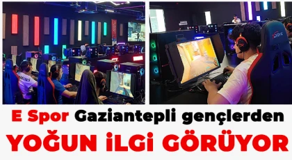 E Spor Gaziantepli gençlerden yoğun ilgi görüyor
