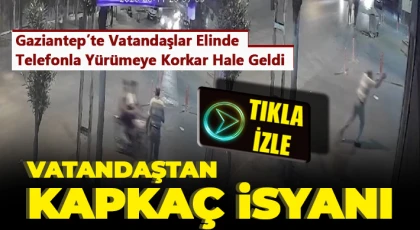 En İşlek Caddede Motosikletli İki Kişi Telefonunu Alıp Kaçtı