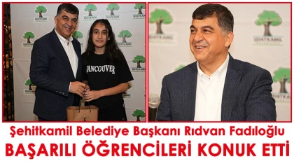 Fadıloğlu, başarılı öğrencileri konuk etti