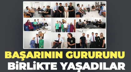 Fadıloğlu, genç öğrencilerin mutluluğu paylaştı