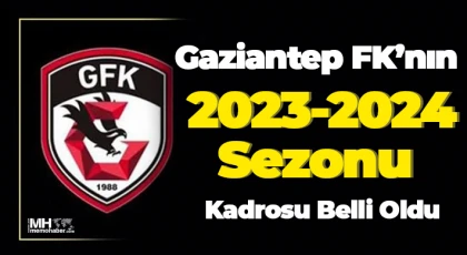 Gaziantep FK’nın 2023-2024 sezonu kadrosu