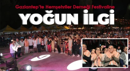 Gaziantep’te Hemşehriler Derneği Festivalinde Şanlıurfa standına yoğun ilgi