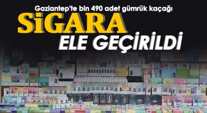 Gaziantep’te kaçakçılık operasyonu: 1 gözaltı