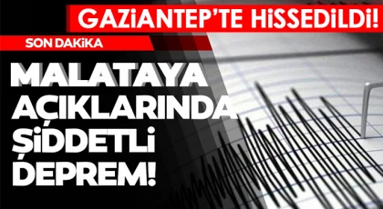 Art arda iki deprem! Gaziantep'te hissedildi
