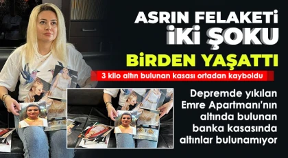 Banka kasasında muhafaza ettikleri 3 kilo altınları kayboldu