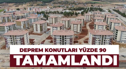 Deprem konutları 29 Ekim'de teslim edilecek