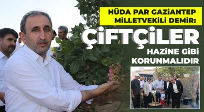 Milletvekili Demir: Çiftçiler hazine gibi korunmalıdır