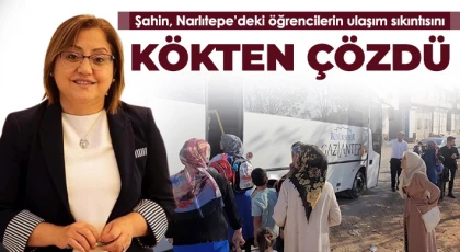 Şahin, Narlıtepe’deki öğrencilerin ulaşım sıkıntısını kökten çözdü