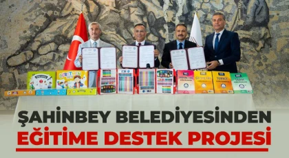 Şahinbey Belediyesinden Eğitime Destek Projesi