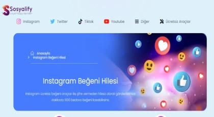 Sosyalify Ücretsiz Instagram Beğeni Araçlarını Kullanıma Sundu