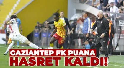 Trendyol Süper Lig: Kayserispor: 2 - Gaziantep FK: 0