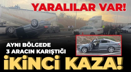5 ölümlü kazanın yaşandığı yolda ikinci kaza meydana geldi
