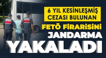 6 yıl kesinleşmiş cezası bulunan FETÖ firarisini jandarma yakaladı