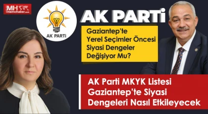 AK Parti Gaziantep’te Değişim Havası Sürecek Mi?