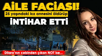 Annesini bıçakla öldürdükten sonra intihar etti