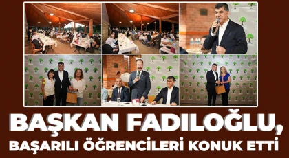 Fadıloğlu, LGS’de derece yapan öğrencilerle bir araya geldi