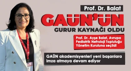 GAÜN Rektör Yardımcısı Balat'tan önemli başarı