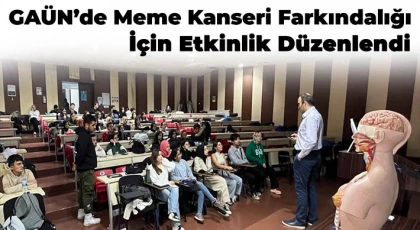 GAÜN’de Meme Kanseri Farkındalığı İçin Etkinlik Düzenlendi