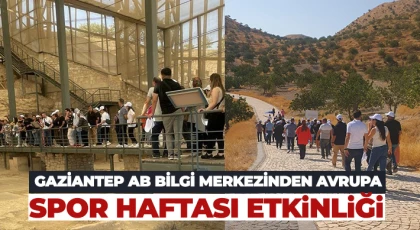 Gaziantep AB Bilgi Merkezinden Avrupa Spor Haftası Etkinliği