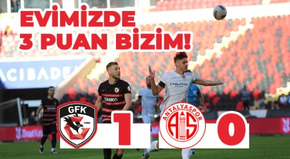 3 puan bizim! Gaziantep FK - Antalyaspor: 1-0