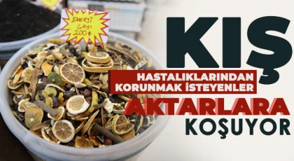 Gaziantep’te kış ayının vazgeçilmezi 'kış çayı' kaynamaya başladı