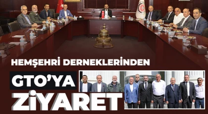 Hemşeri dernekleri GTO Başkanı Yıldırım ile bir araya geldi
