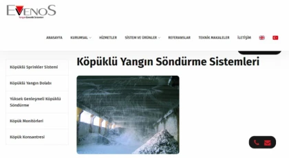 Köpüklü Söndürme Sistemi Nedir?