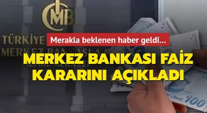  Politika faizinin 500 baz puan artırılmasına karar verildi