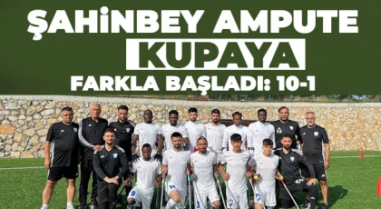 Şahinbey Ampute kupaya farkla başladı