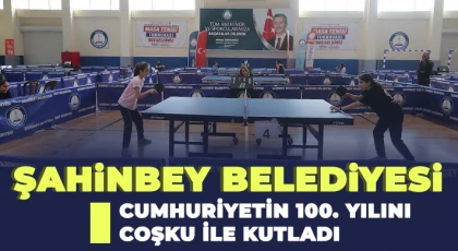 Şahinbey’de Cumhuriyetin 100. yılı coşku ile kutlandı