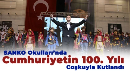 SANKO Okulları’nda Cumhuriyetin 100. Yılı Coşkuyla Kutlandı