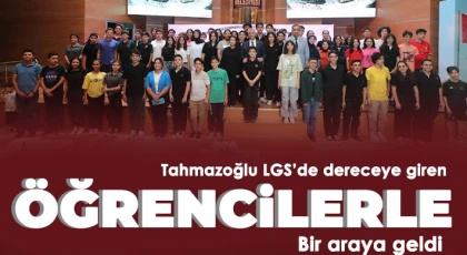 Tahmazoğlu’ndan dereceye giren öğrencilere büyük hediye