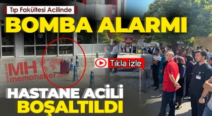 Tıp Fakültesi Acilinde Bomba Alarmı