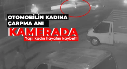 Otomobilin çarptığı yaşlı kadın hayatını kaybetti