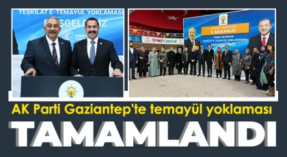 AK Parti Gaziantep'te temayül yoklaması tamamlandı