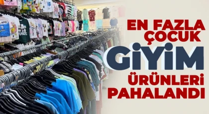 Ekim ayında en fazla çocuk giyim ürünleri pahalandı