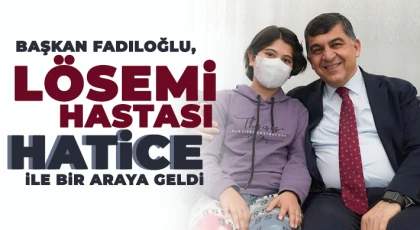 Fadıloğlu, çocuklarla yakından ilgilendi
