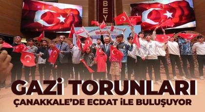 Gazi Torunları Çanakkale’de Ecdat İle Buluşuyor